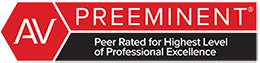 Av preeminent peer rated for highest level of professional excellence